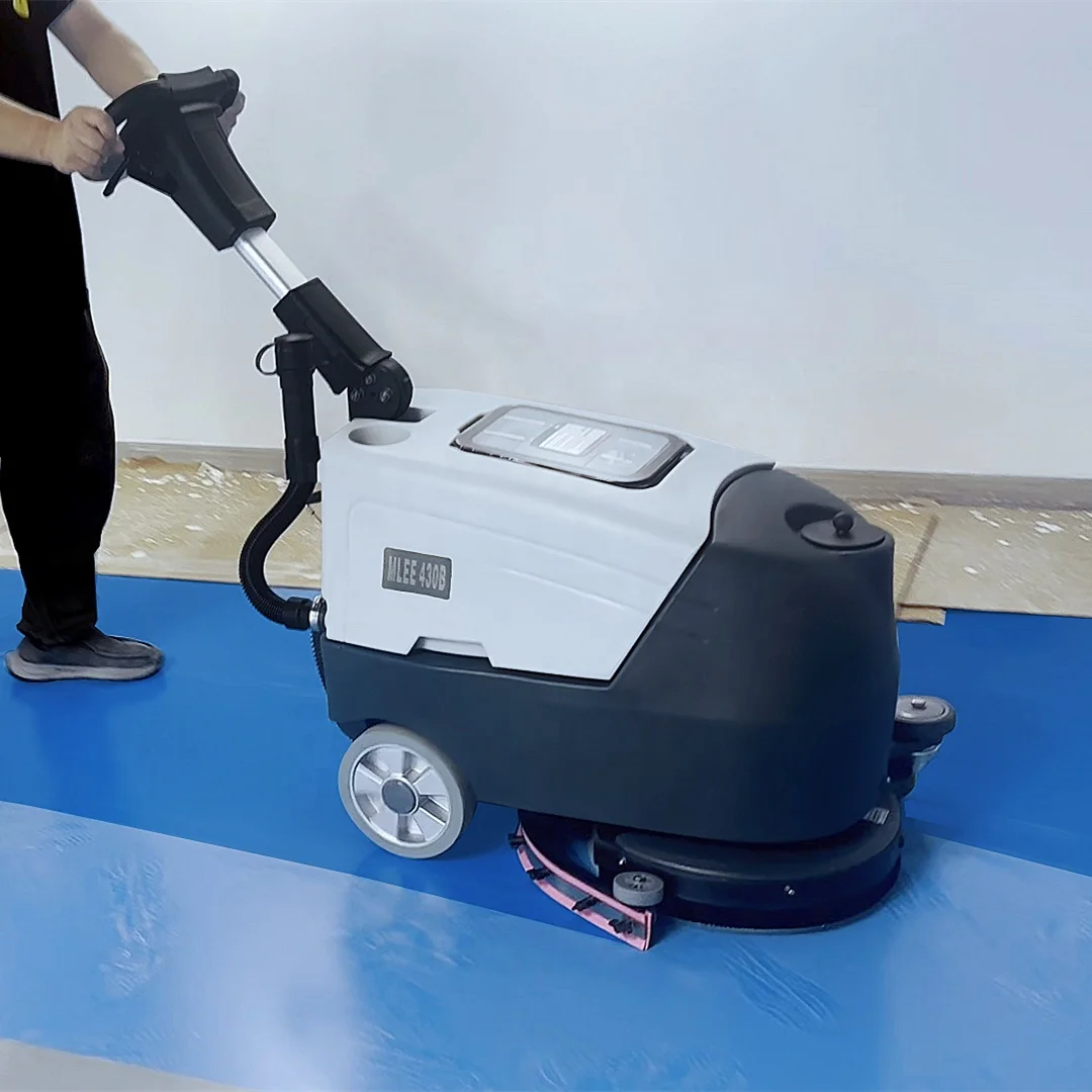 MLEE-430B Cleaning Machine Floor 17 Inch Marble Epoxy Gym House Office Building Compact Floor Scrubber Machine - Image 2