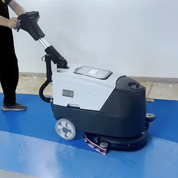 Alternative view of MLEE-430B Cleaning Machine Floor 17 Inch Marble Epoxy Gym House Office Building Compact Floor Scrubber Machine