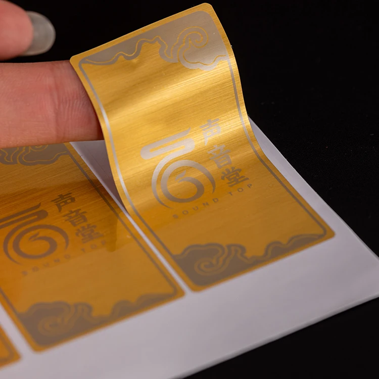 Wholesale Waterproof PVC Package Stickers Print Custom Brand Logo Design Vinyl Label Stickers Paper