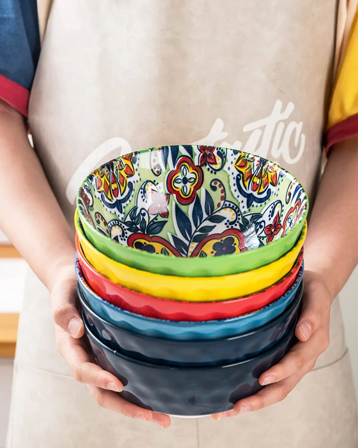 Geschenkset Servieren Keramik Böhmen Schalen Set Porzellan Kinder Böhmische Keramik Schalen Teller Geschirr Set