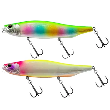 CHEERY Artificial Hard Bait Lure Stainless Steel Wire Floating Pencil 22cm 130g 16 Colors Fishing Golden Eye Bass Peacock – Pencil – view 4