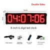 Red- 8 inch digit (double sides)