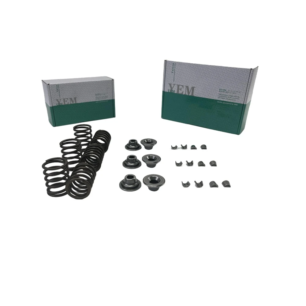 3CA1 Valve Spring Kit Spring Seat & Retainer for Isuzu Industrial Engine Parts