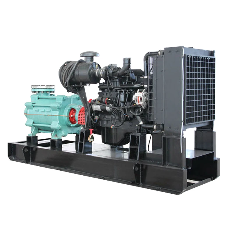 High Pressure Horizontal 50Bar Multistage Centrifugal Pump with Diesel Engine