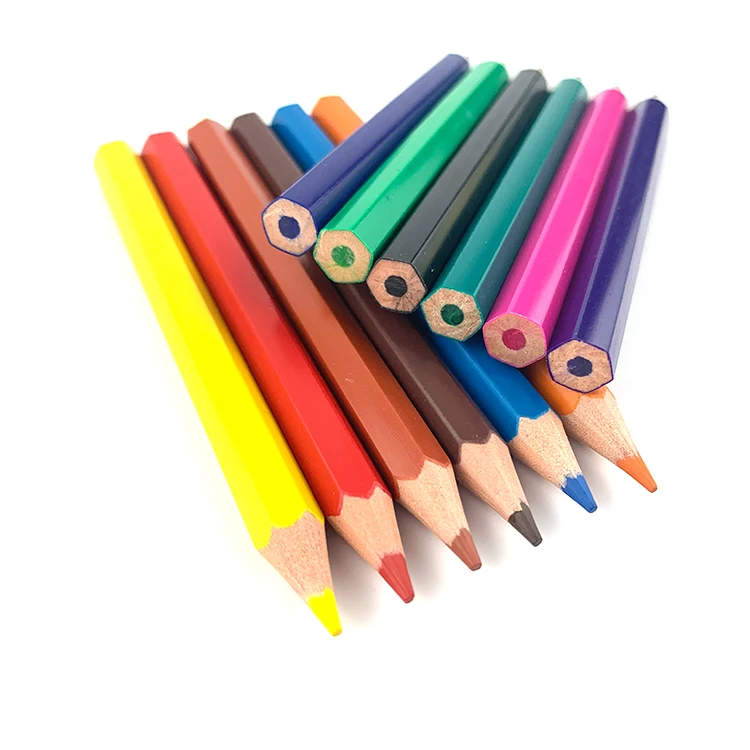 Custom logo Pencils Jumbo Color 4mm Lead for Plastic Pencil Lapiz