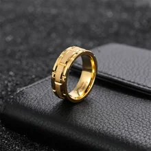 Gold Plated Tungsten Ring Wedding Band Gold Ring Fashionable Engagement Wedding Band for Men Gift Party Anniversary