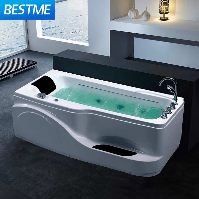 Best Design Hotel Use Step Type Hotel Shower Combo Massage Bath Personal Use Indoor Bubble Bath Underwater Lights Spa Bathtubs