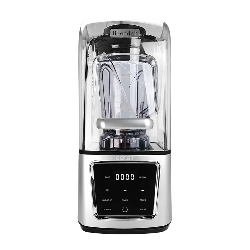4L 5 Liter Commercial Table Blender With Sound Cover Lower Noise Industrial Blender Touchpad Control Blender for Hotel