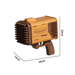 Пузырьковый пистолет Power force с 77 отверстиями bazooka mega light up