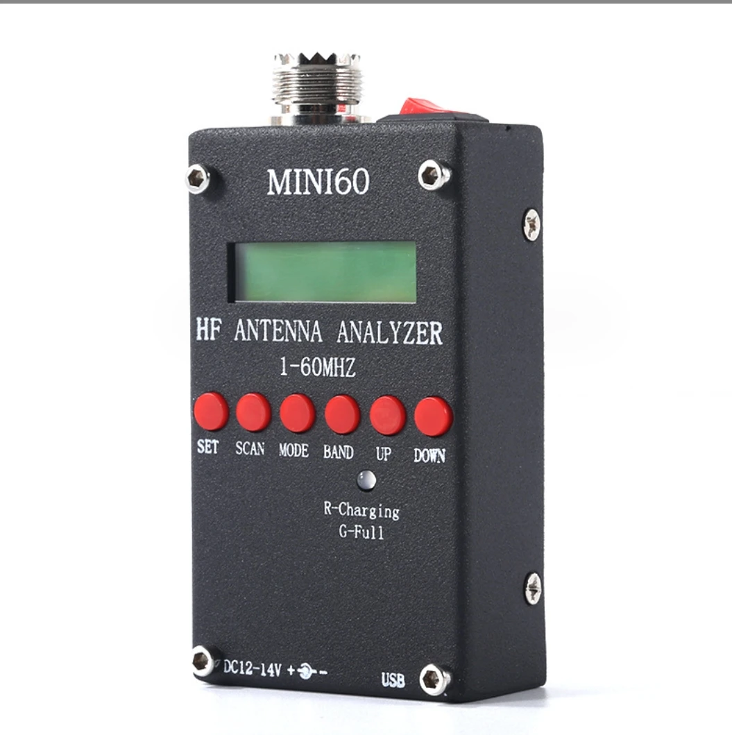 ANT SWR Antenna Analyzer Meter SARK-100 Mn60 HF 1-60MHz SARK100 For