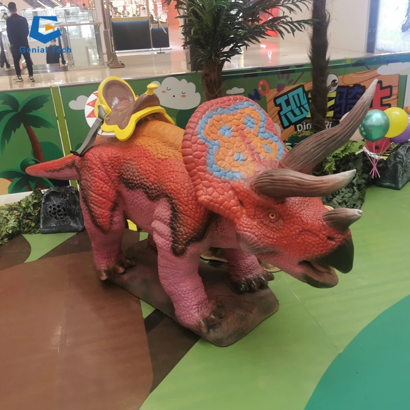 Park Shopping Mall Foam Made Dinosaur Ride For Kid - Buy Children Ride ...