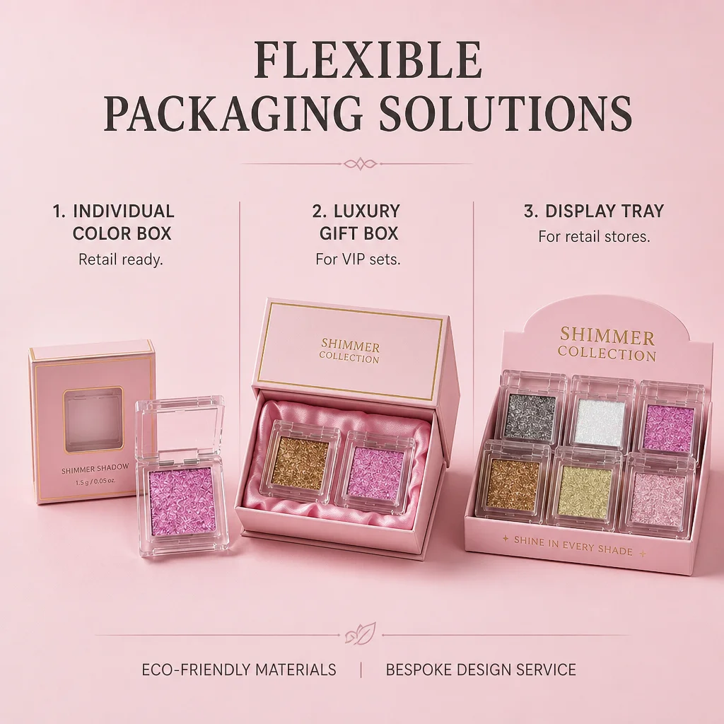 product private label multichrome baked eyeshadow palette chameleon shimmer single eyeshadow custom logo vendor bulk-6