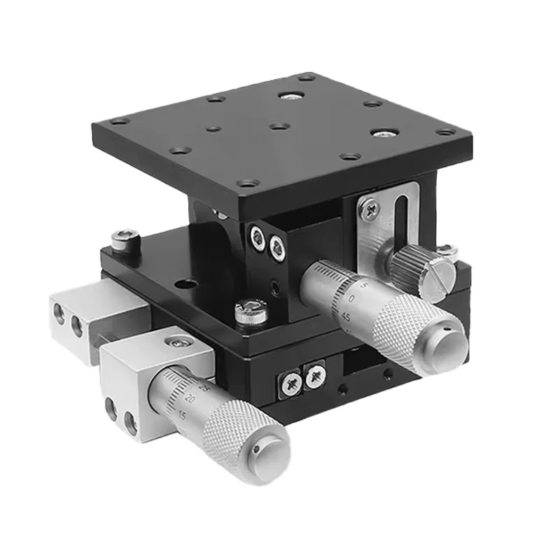 XZ Axis Displacement Platform LE40/60/80/90/125 Manual Fine Adjustment Sliding Table Optical Precision Horizontal Lifting