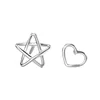 Star heart earring yse-1819e
