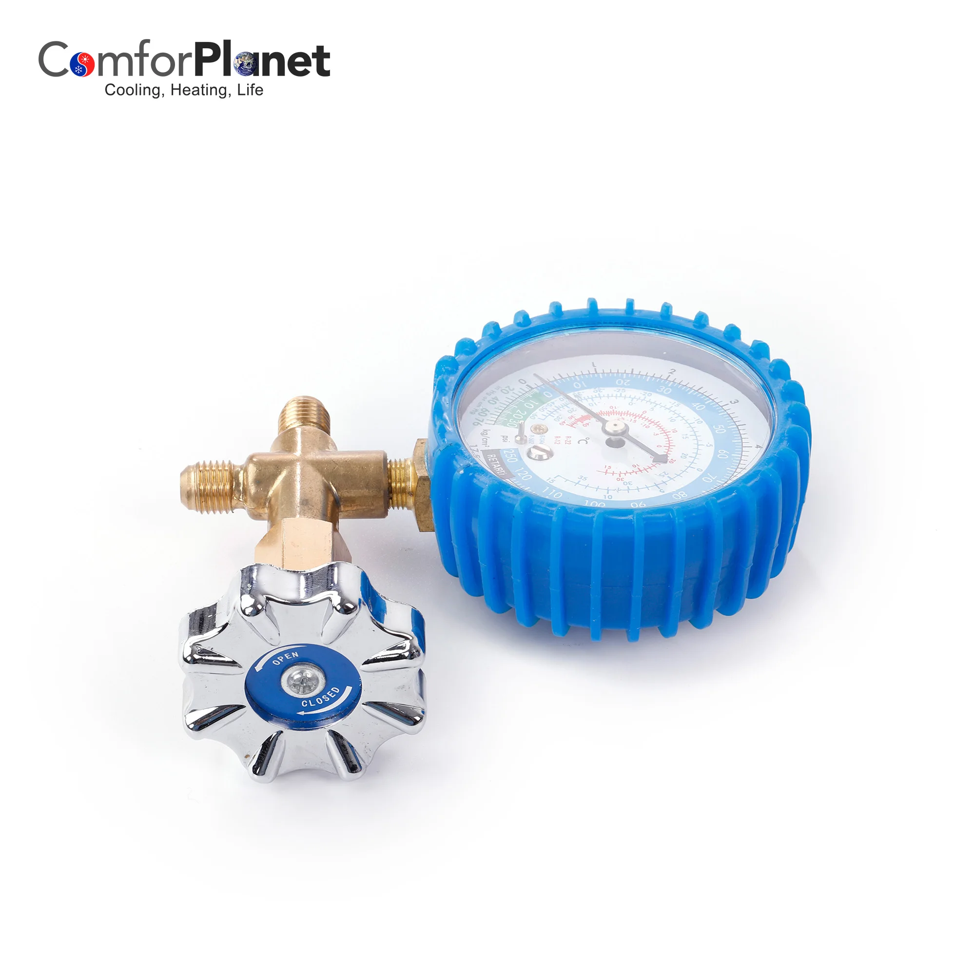 Refrigerant Single Pressure Gauge Valve Rt466l For Air Conditioner