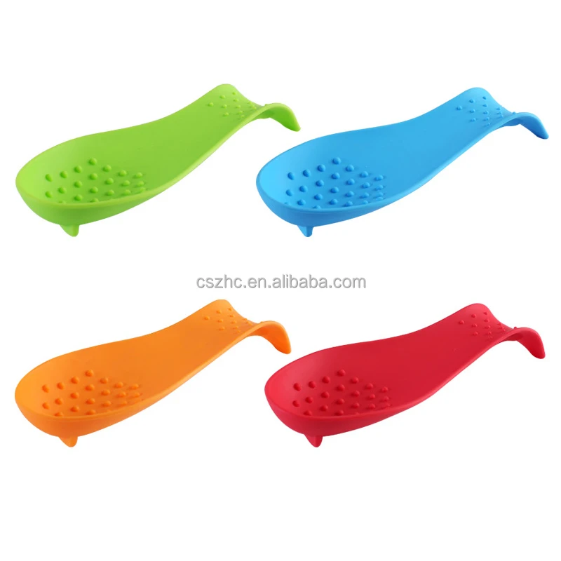 product wholesale customized silicone kitchen utensil rest ladle spoon holder for stove top-10