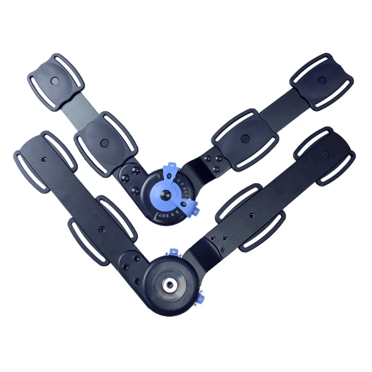 TJ005-1 Factory Aluminum Adjustable Hinged Knee Brace Branch Locking Hinges for Physical Therapy Equipment