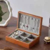 Medium-sized single-layer pine jewelry box
