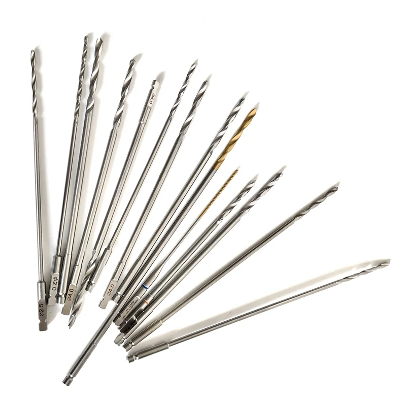 Orthopedic Surgical Stainless Steel Drill Bits Hot Sale Medical Cranial Product for Veterinary AO Quick Coupling