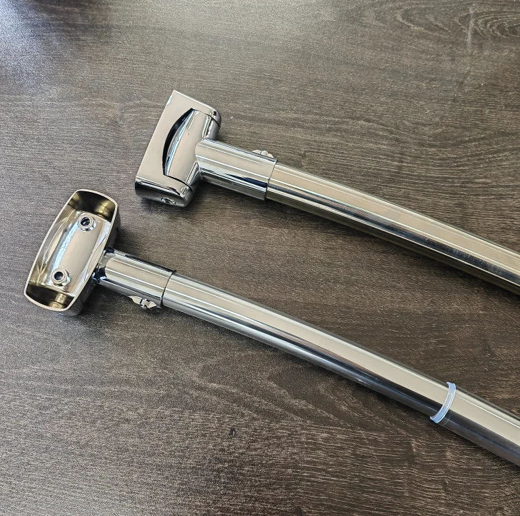 Custom Size /color Adjustable Arched Curved Shower Curtain Rod