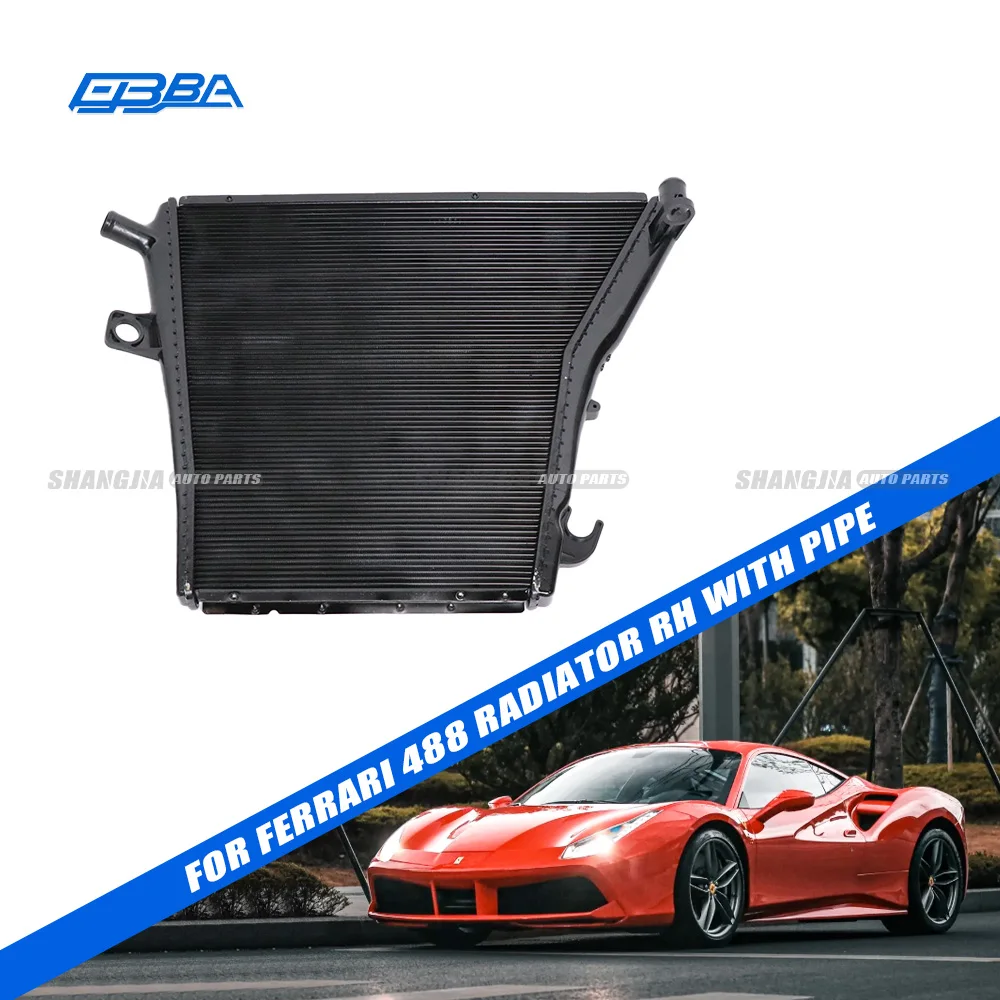 Fabrikspris aluminiumkylare till Ferrari 488 F488 2015 2019 312913P