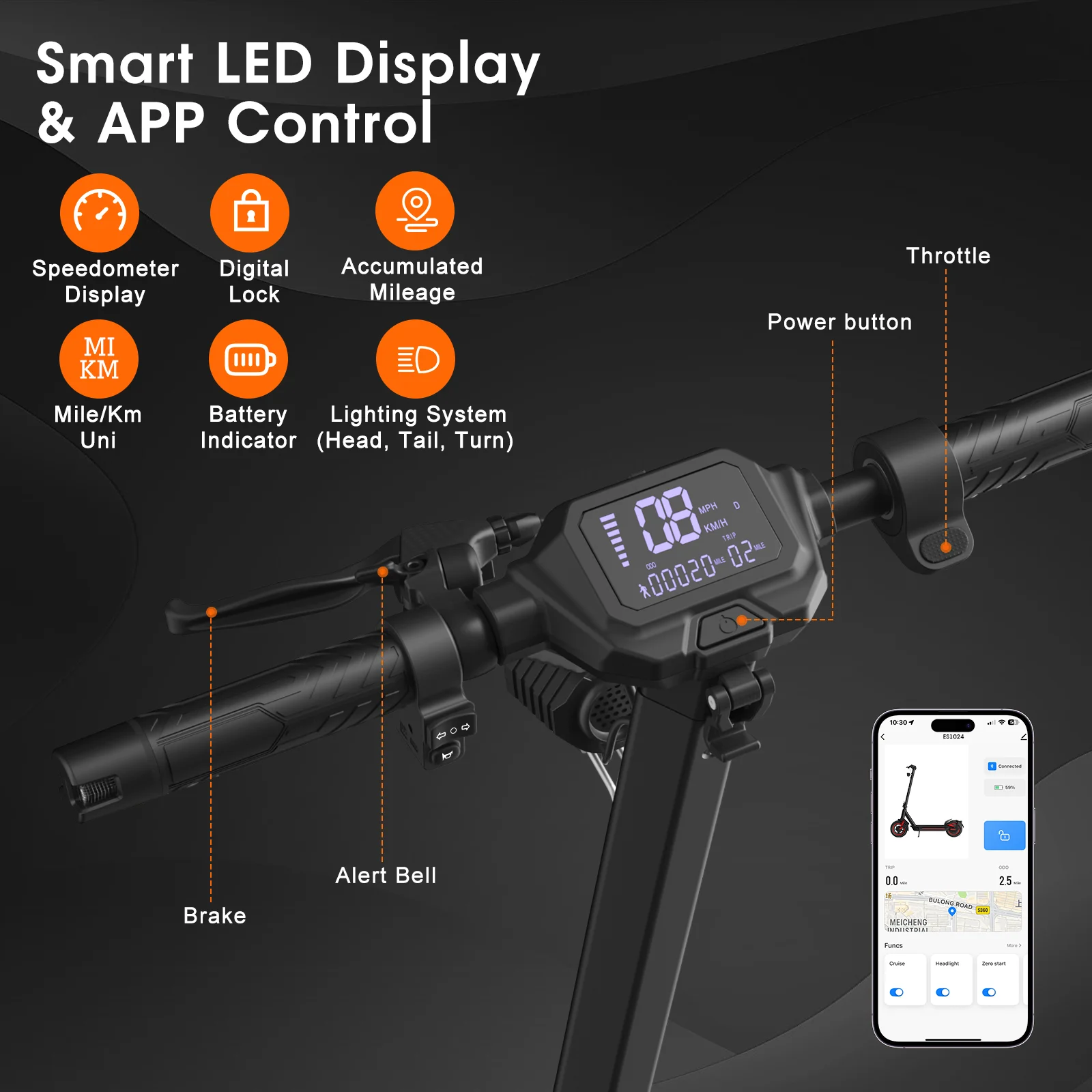 8.5 Inch 48V Motor Scooter 750w Foldable Electric Scooter Economy Two-Wheel Escooter Aluminum Alloy Max Load 150kg for Adults