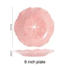 8 inch plate(pink)