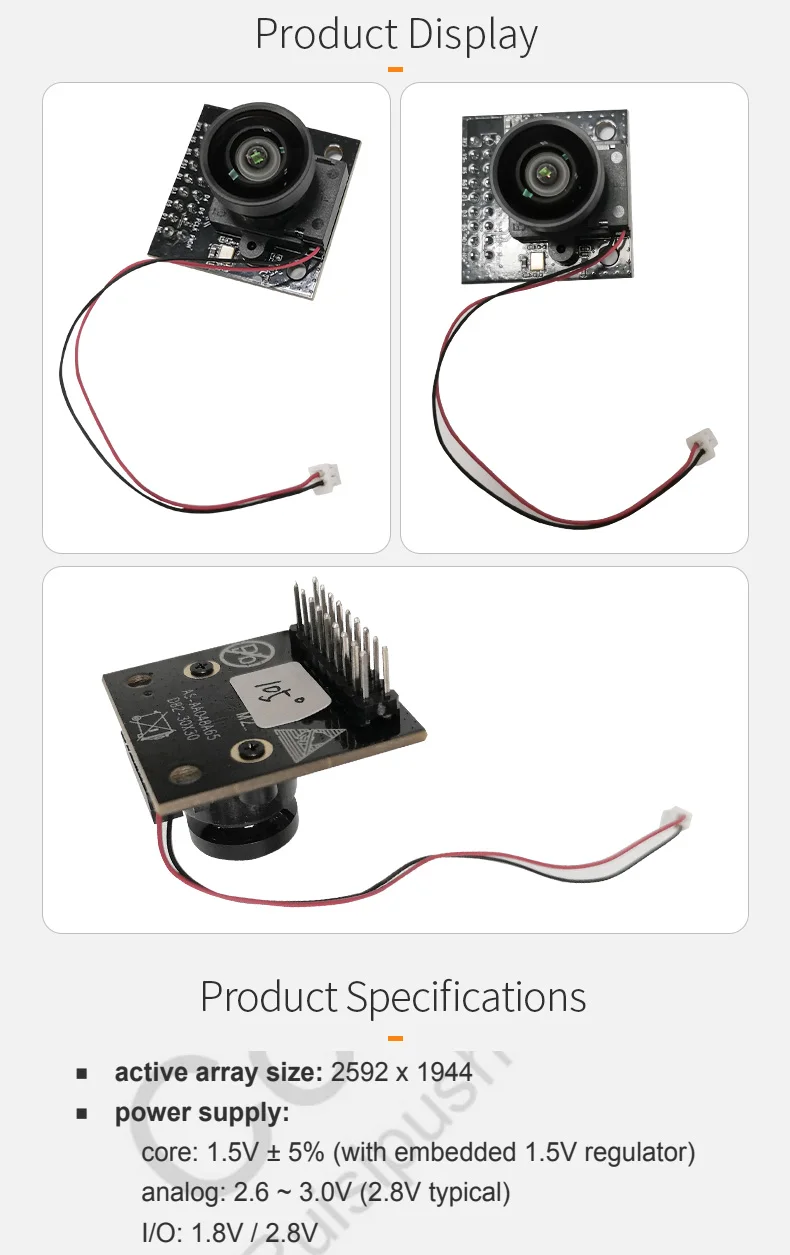 DGZX OV5640 CAM Module 5MP 1080P 30FPS AF FF MIPI with IR-CUT CMOS Face Regocnize Camera Module Sensor Module插图1