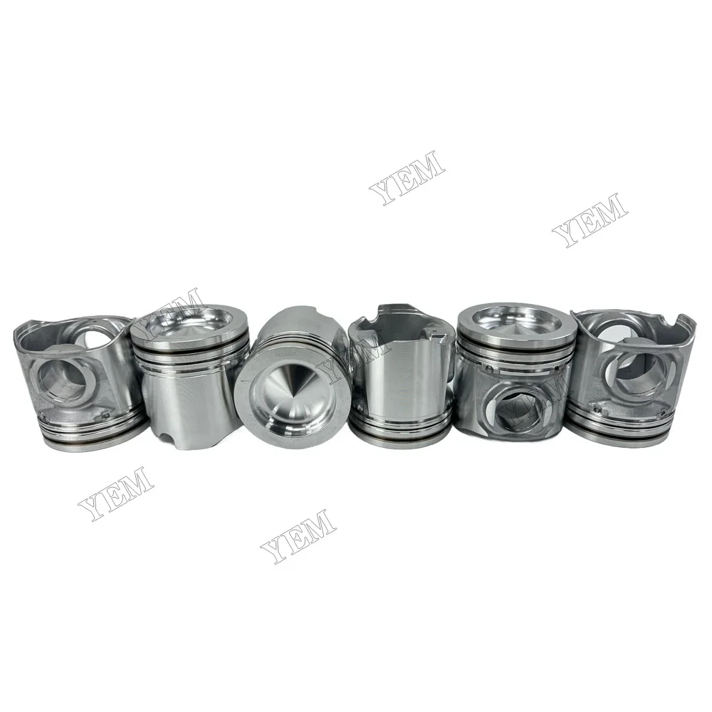 Piston RE544601+DZ104032+R54114 Fit for John Deere 6068 Engine 2