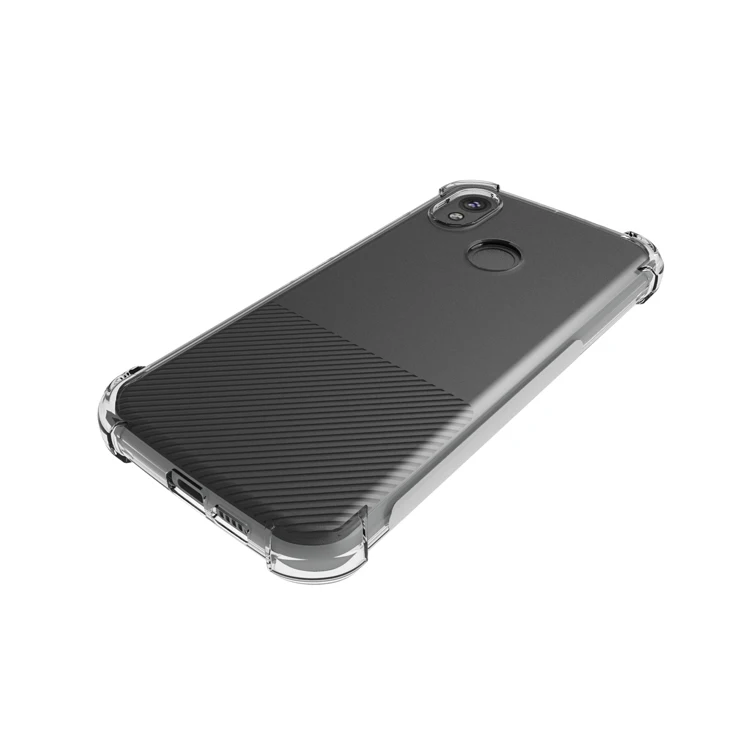 For CAT S52 Anti Shock Full Clear Soft Gel TPU Back Cover Case