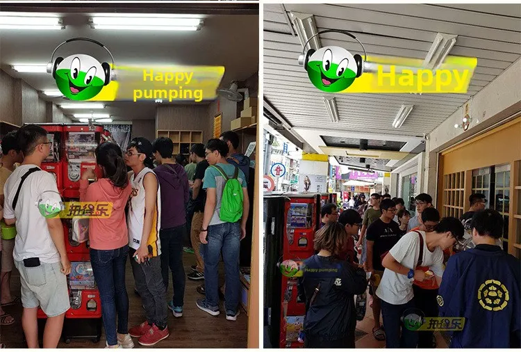 Manufacturer's Fully Automatic Single-Layer for Gashapon Coin-Operated Games 1-Year English Plastic Vending Machine for Children