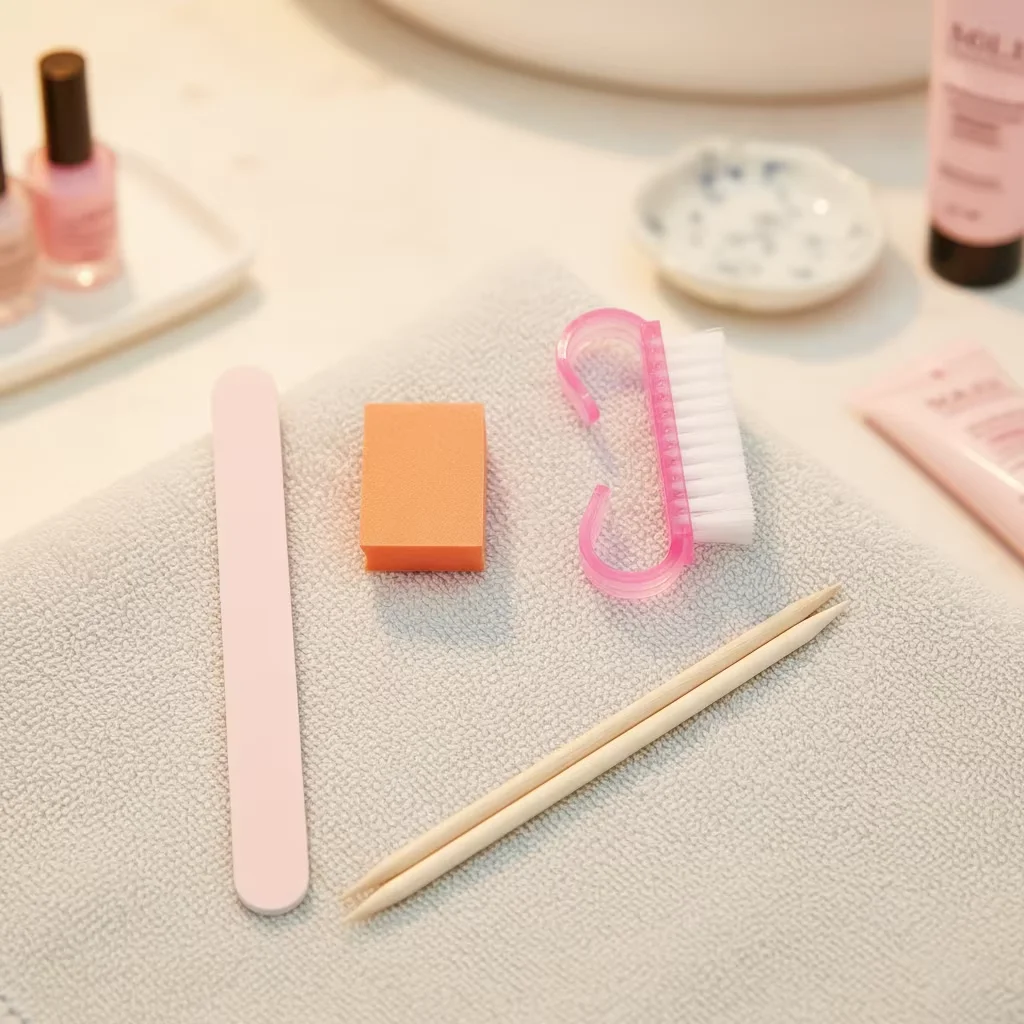 Disposable Manicure Set Nail Salon Tools Mini Nail File Kit