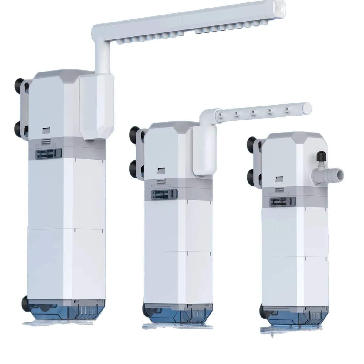 Multi Submersible Aquarium Filter W/ Wave & Air Internal Filter Waste Adjustable Pump for Aquarium