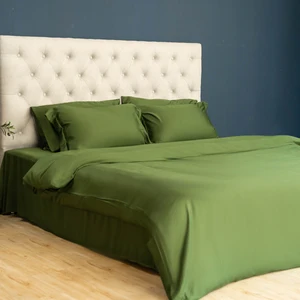 100% Tencel Anti-Pilling Non-Toxic Breathable Bed Sheet Set 4 Pieces Luxurious Bedding Set