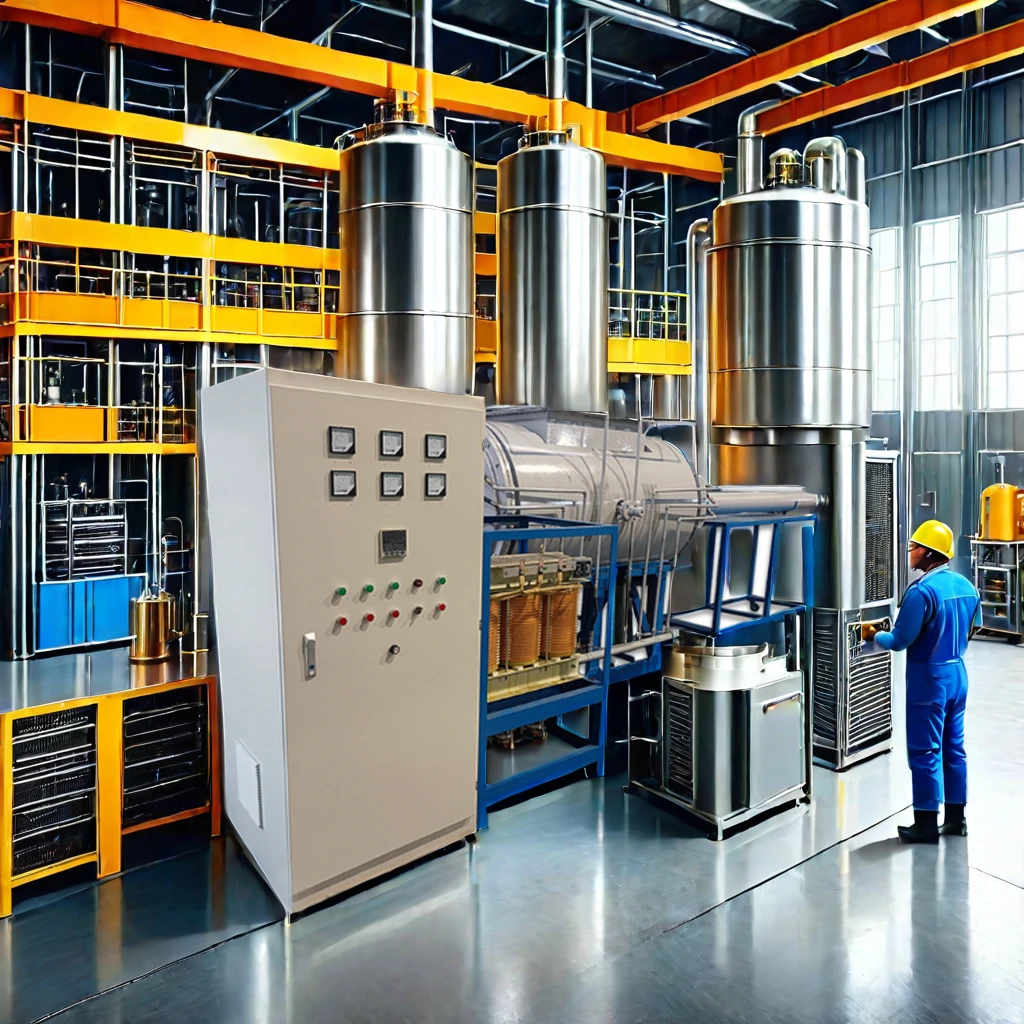 High Efficiency Continuous Furnace with 2400℃ Limit Temperature Three Phase 380v and SS 304 Furnace Body for Vacuum Carbon Tube Purification
