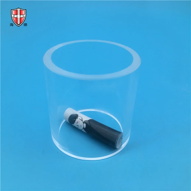 Laboratory Silicon Dioxide Vycor UV Optical Quartz Glass Tube