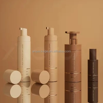 Skin Care Lash Shampoo & Sunscreen Tanning Foaming Hand Soap Pump Bottle Refillable Cosmetic Packaging for Lotion Use