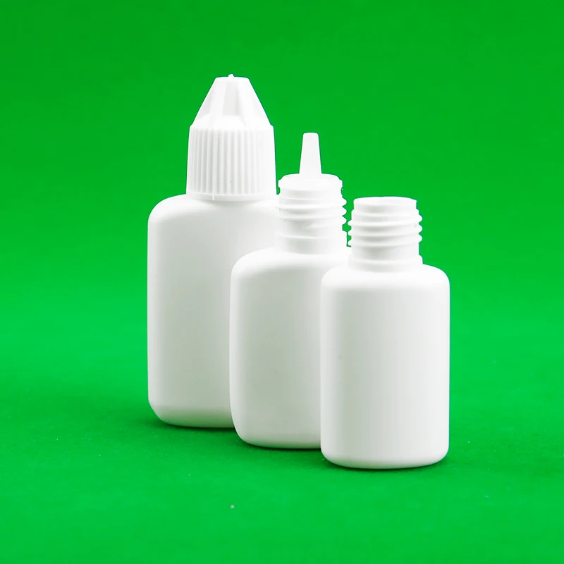 product 5ml hdpe dropper plastic bottle with screw cap for eyelash eye drop glue or nail polish-30