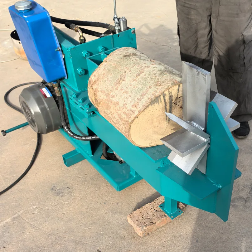 TEBAK Mini Hydraulic Home Log Splitter: Compact Wood Splitting Machine
