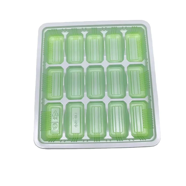 Disposable packaging box  15  grid dumpling tray  takeout packaging box