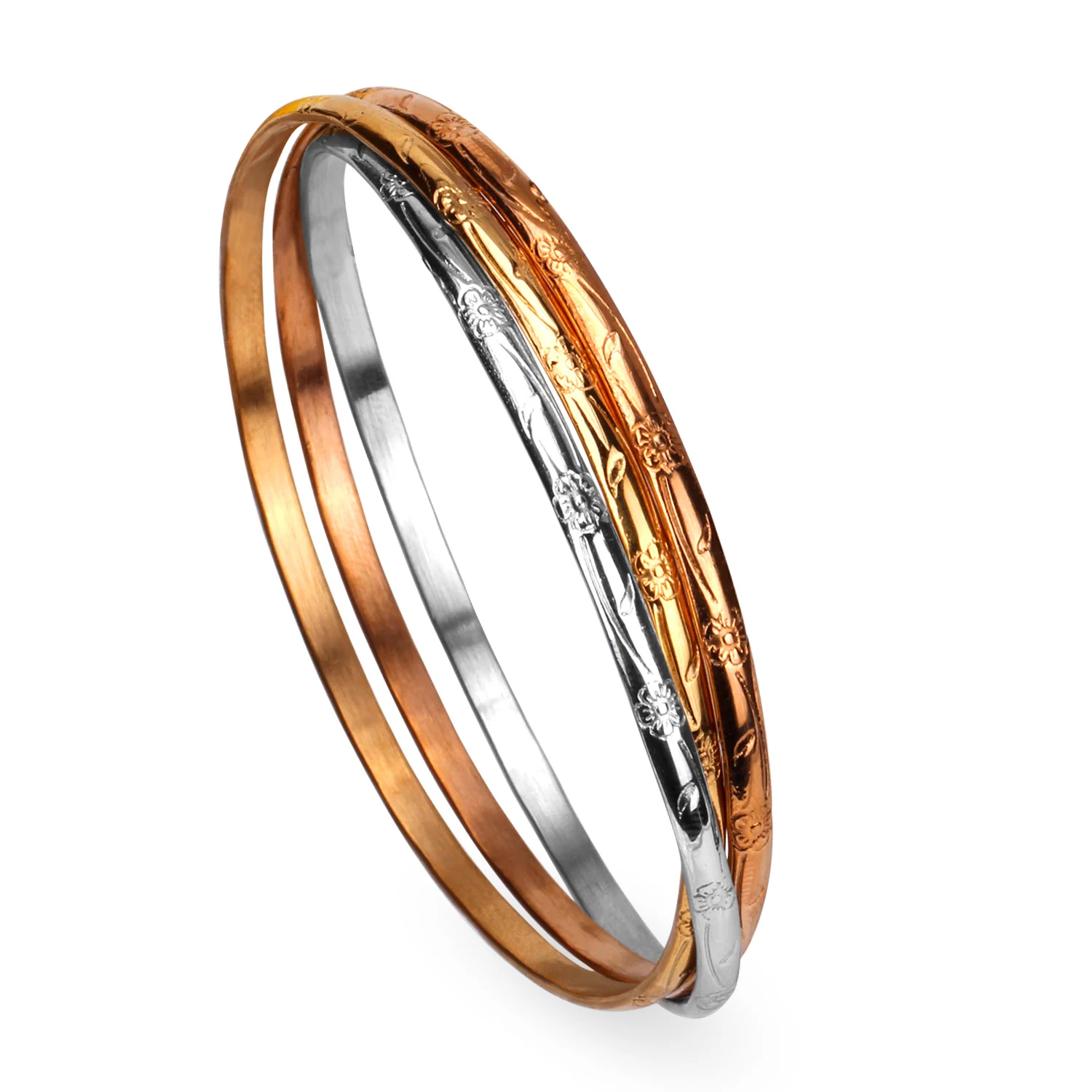 Roman Number Bangle Cuff Bracelets 