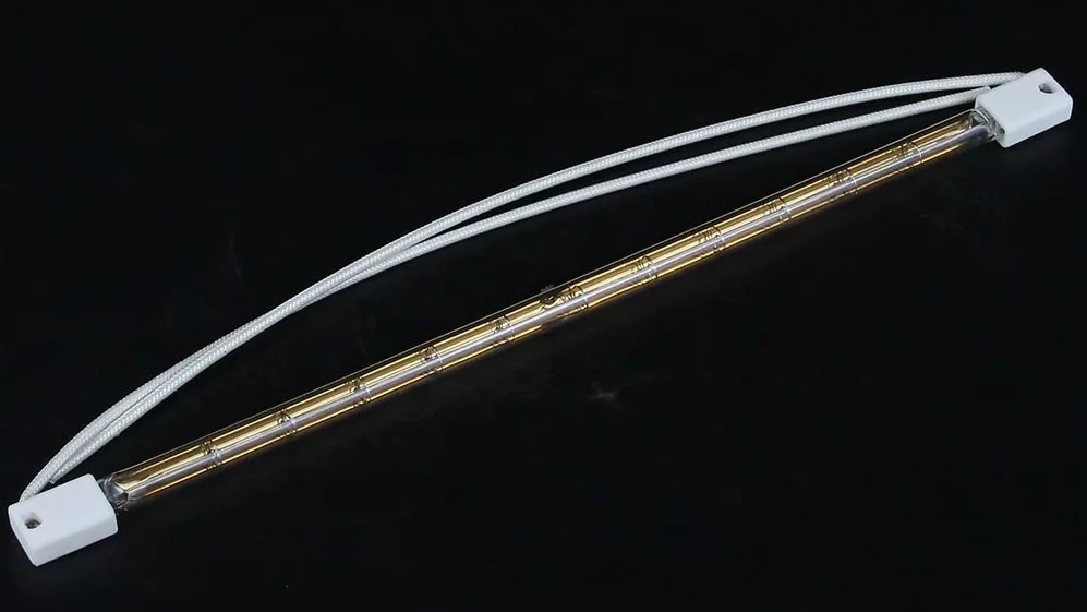 Powder Coating 1000w Quartz Halogen Shortwave Infrared Curing Heat Lamp