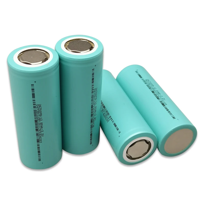 26650 Lithium Lifepo4 Cylindrical Battery 3.7v 3000mah Rechargeable ...