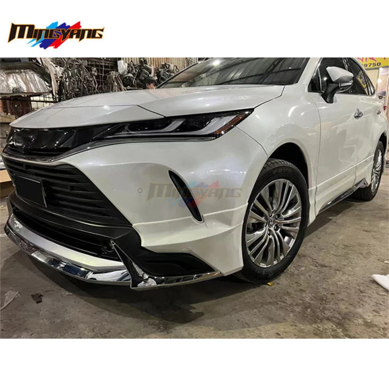 NEW pp Plastics Modellista Design Body Kit Car Bumper Lip Grille  2021 2022 for Toyota Harrier Bodykit