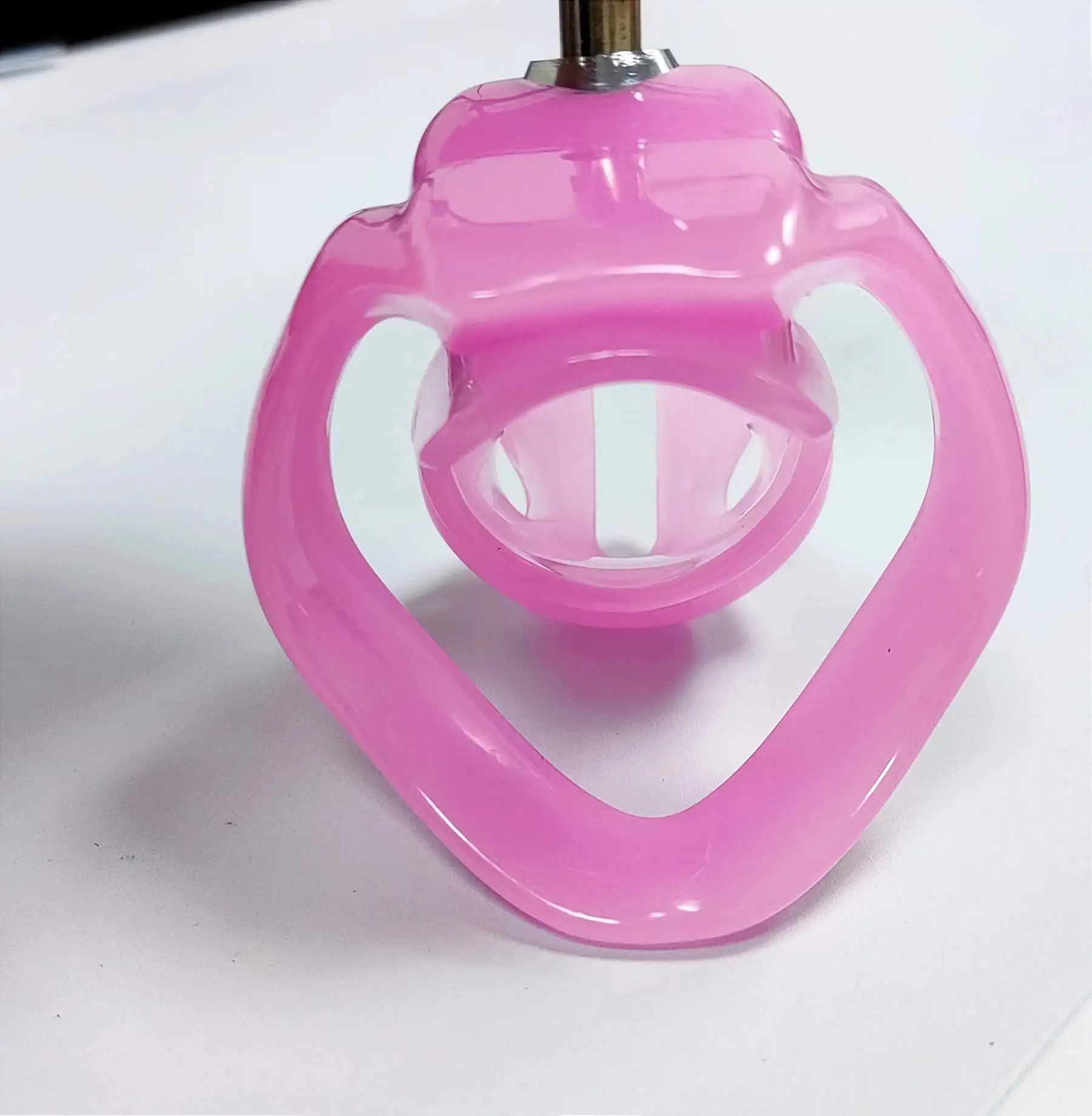 LOVE New design PVC lockable penis cage for man. Chastity Lock Male Penis Imprisonment Lock Ring Roll Abstinence.