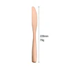 rose gold knife