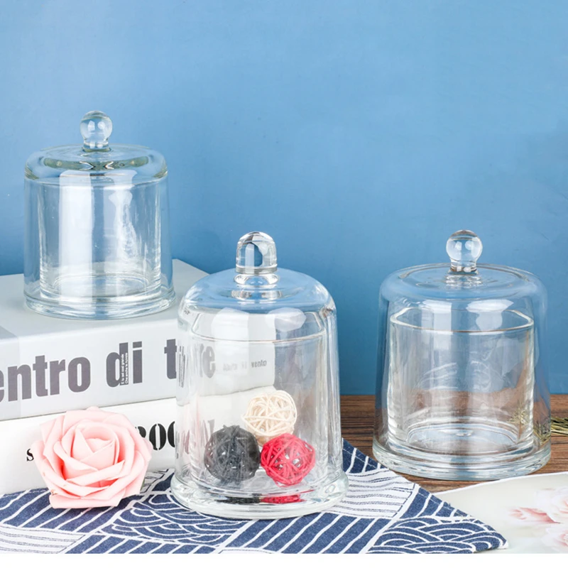 Горячая Распродажа, высокое качество, 730 мл пустые стеклянные банки для свечей и контейнер с крышкой, домашняя декоративная банка для свечей