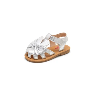 Baby Girls Children's Shoes Leather Sandals Summer Toddler Functional Shoes Soft Sole Girls Baotou Soft Sole Fashion Children's