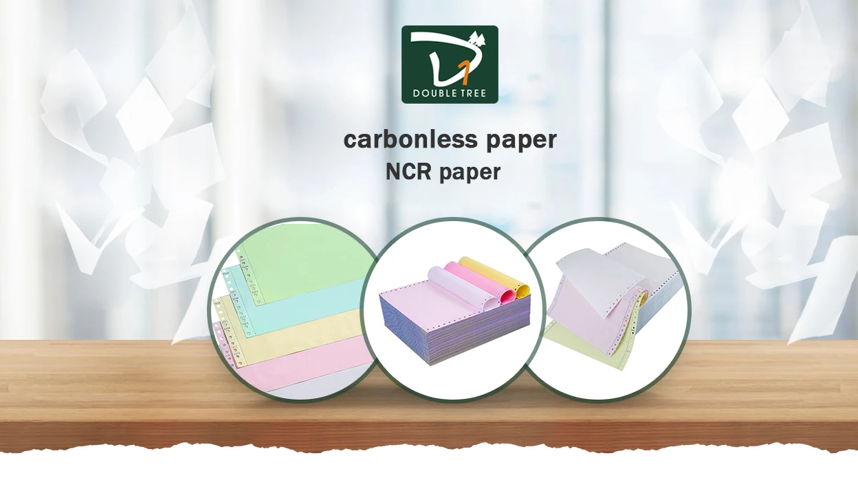 100% Wood Pulp White Red Yellow Blue Green Self Copy Paper CB CFB CF NCR  Paper for Printing - China NCR Paper, Carbonless Paper