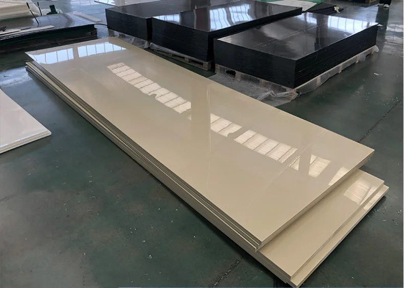 HDPE Panel CNC Laser Cutting Various Sizes Processing Accessories According Drawings Polyethylene Sheet for Seals Chemical manufacture